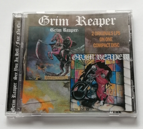 Grim Reaper - See You In Hell + Fear No Evil ( C D Ed U S A)