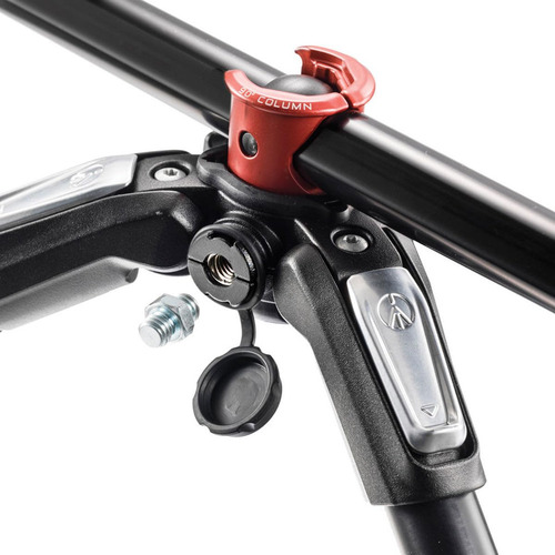 Tripé Manfrotto Mt190xpro4 De Alumínio De 4 Seções, Preto