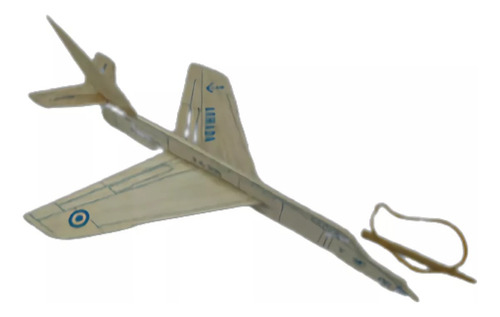 Super Etendard Avion Para Armar Madera Balsa
