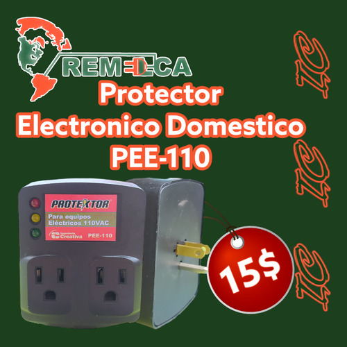 Protector Ic Electrónico Domestico Doble Pee-110