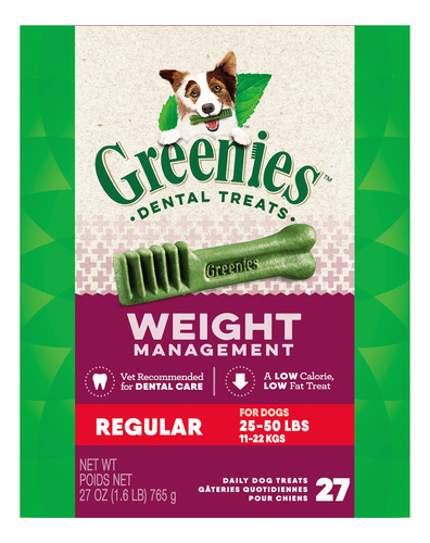 Dog Dental Care Chews Greenies Weight Management, 27 Golosin