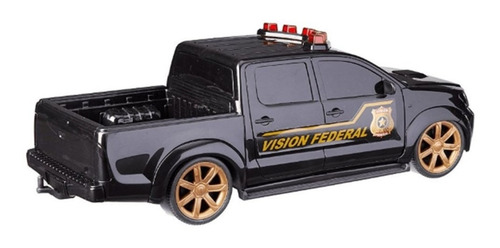 Imagem 2 de 3 de Carrinho De Policia Federal Pick-up Hilux Roma Brinquedos