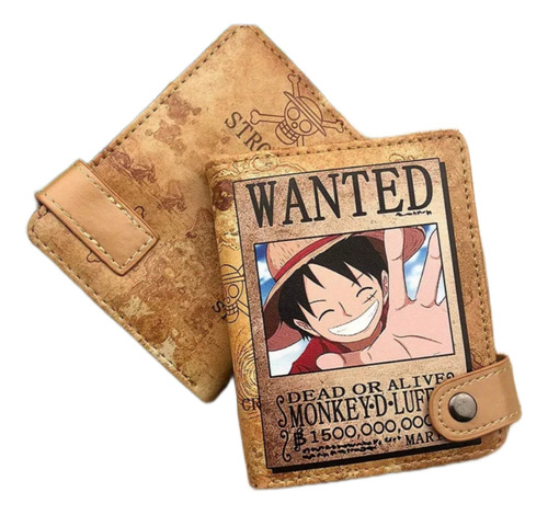 One Piece - Cartera Trafalgar Law Luffy Zoro Ace Anime 01