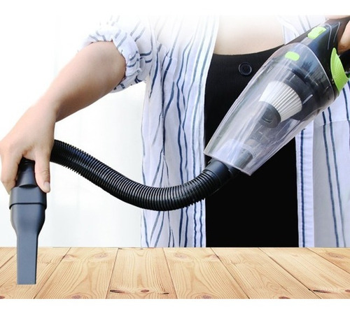 Imagen 2 de 9 de Aspiradora Inalámbrica Auto Hogar Filtro 120w Recargable Usb