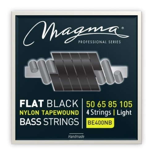 Encordado Magma Para Bajo Flat Black Ny 050-105 Be400nb