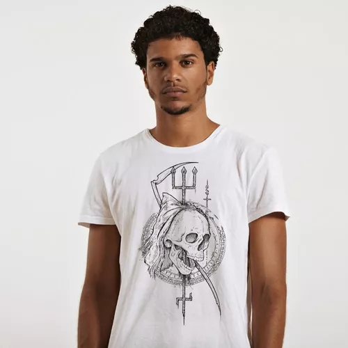 Comprar CAMISETA CAVEIRA MORTE XEQUE-MATE - CANAL DAS CAMISETAS