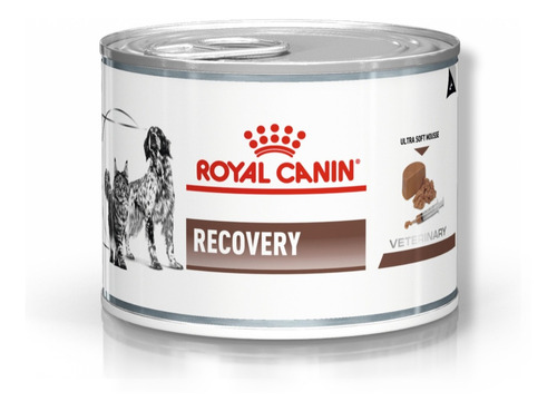 Alimento Royal Canin Veterinary Diet Canine Recovery para perro adulto todos los tamaños sabor mix en lata de 145g