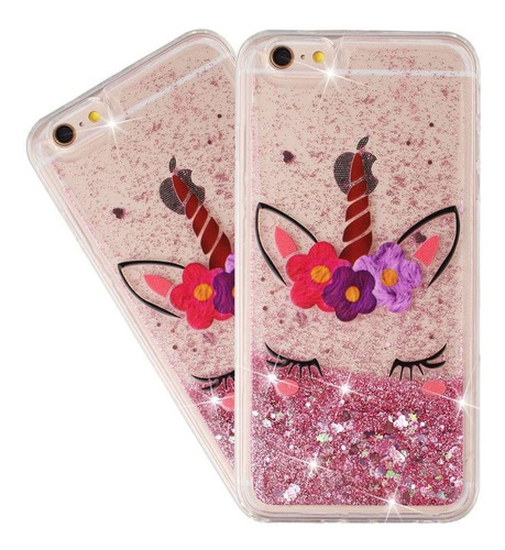 Funda Para iPhone 6/6s (diseno Unicornio/marca Hmtechus)