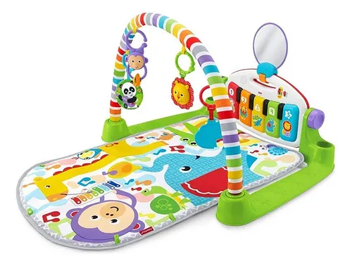  Fisher-Price Baby Gimnasio de juego para recién nacidos a niños  pequeños con música y luces : Bebés