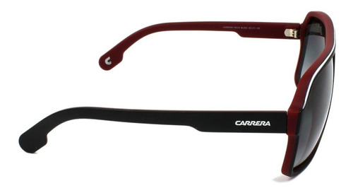 Lentes De Sol Carrera 1001/s Blx9o Bordeaux Negro/roj Hombre Color Negro/Rojo Lente Gris oscuro Varilla Ngo-Rojo Armazón Negro Diseño Classic