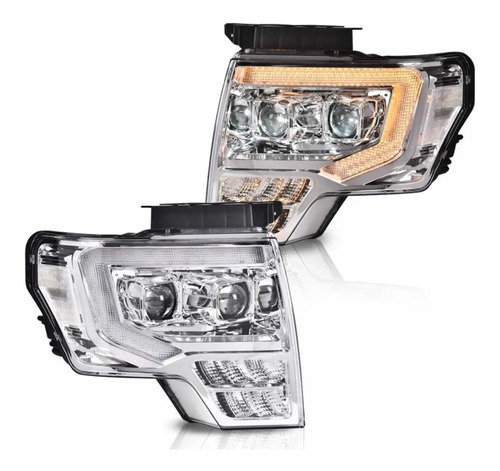 Faros Full Led F150 Lobo Raptor 2009/10 2011 2012 2013 2014