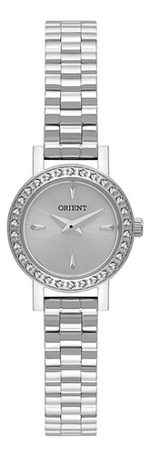 Relógio Orient Feminino Prateado Mini Fbss0124 Social Prata