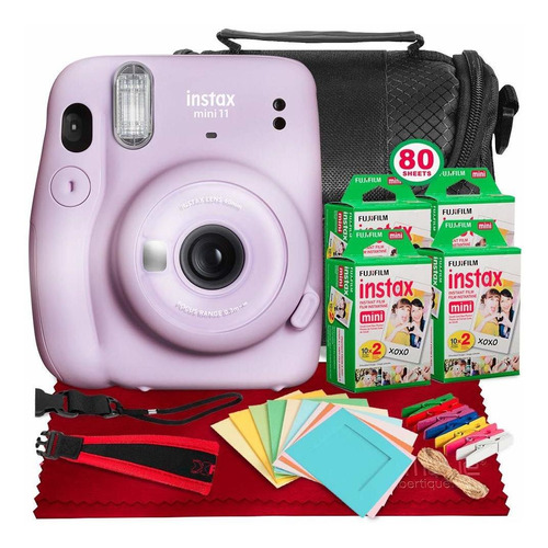 Fujifilm Instax Mini 11 Camara Pelicula Instantanea Morado +