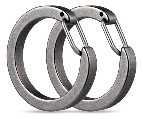 Clip De Llavero Tisur Titanium Carabiner, Anillos De Cadena