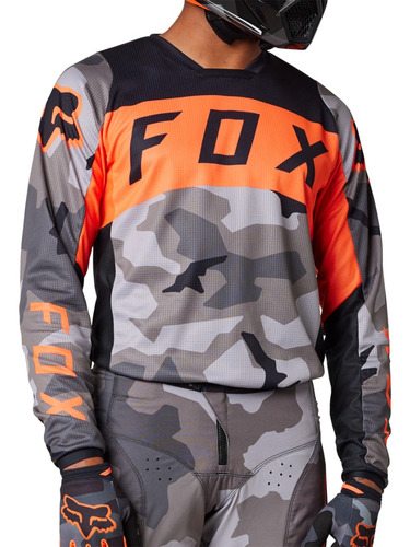 Imagen 6 de 10 de Conjunto Motocross Fox - 180 Bnkr - Camo