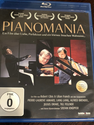 Pianomania Lang Lang Alfred Bendel Pierre-laurent Blu-ray
