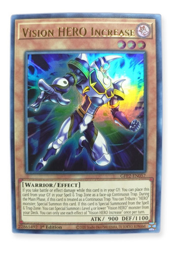 Yugi-oh! Vision Hero Increase Gfp2-en057 Ultra