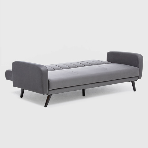 Sofá Futón 3 Cuerpos Gris - Clásico Cambridge Eg2021gr