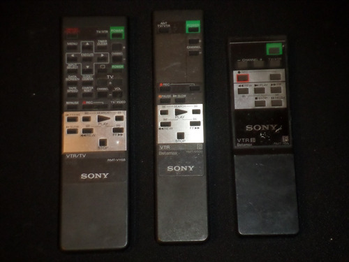 Controles Para Videocasteras Betamax Sony-distintos Modelos