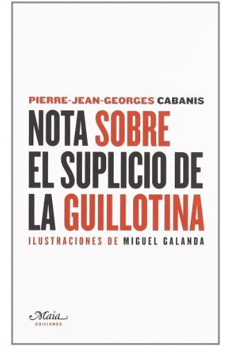 Libro Nota Sobre El Suplicio De La Guillotina De Cabanis Pie