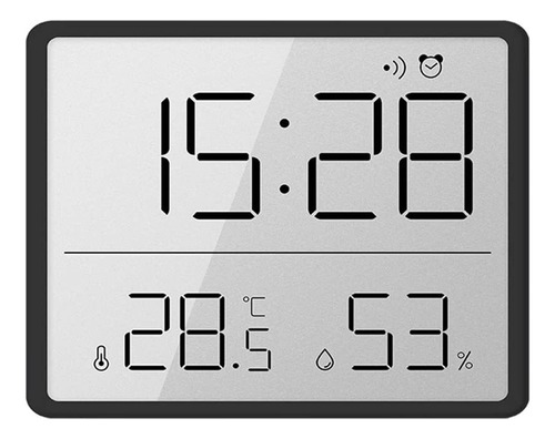 Reloj Digital,lcd Pequeña Alarma Con Pantalla Temperatura