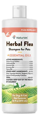 comprar Herbal Flea Shampoo Naturvet Para Perro\u002Fgato 16 Oz