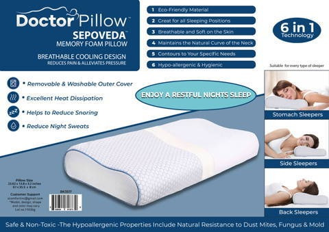 Almohada Sepoveda Ortopedica Memory Foam