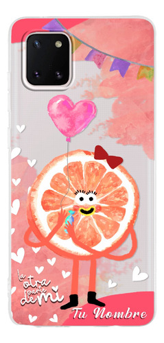 Funda Para Galaxy De Parejas Media Naranja Nombre De Ella