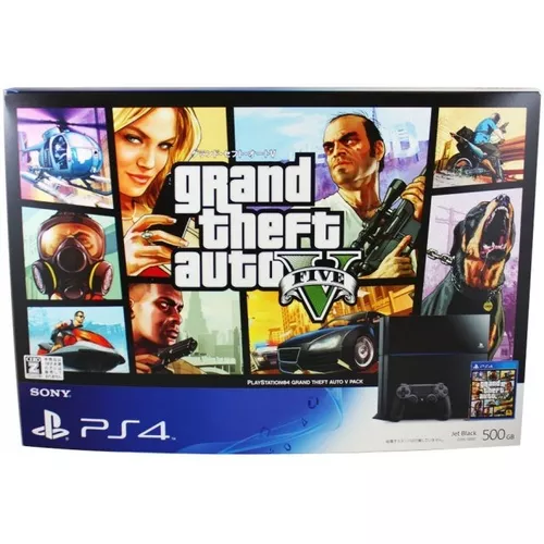 Sony PlayStation 4 500GB Game Console with GTA V and The Last of