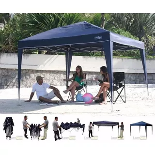 Tenda Gazebo Praia Sanfonada Trixx Ntk + 4 Paredes 