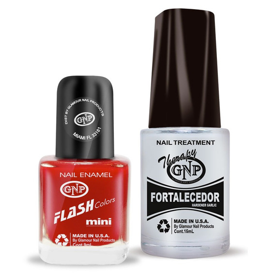 Fortalecedor De Ajo Y Esmalte Gnp 9ml Nro.16 Rojo Intenso