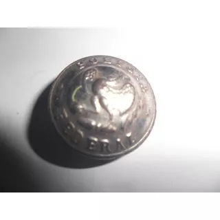 Policia Federal Antiguo Boton Metal Escudo Uniforme Gallo