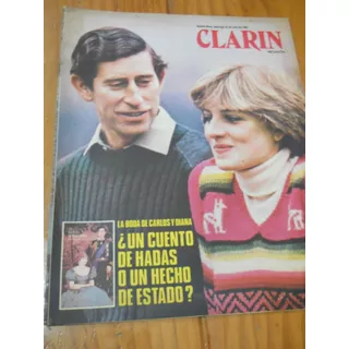 Casamiento Lady Di. Revista Clarin Julio De 1981
