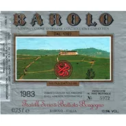 Etiqueta Barolo 1983