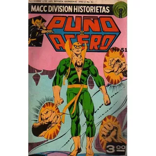 Revista Puño De Acero 51 - Macc Division Historietas 1975