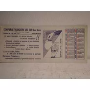 Antigua Publicidad De Compañia Financiera De 1961