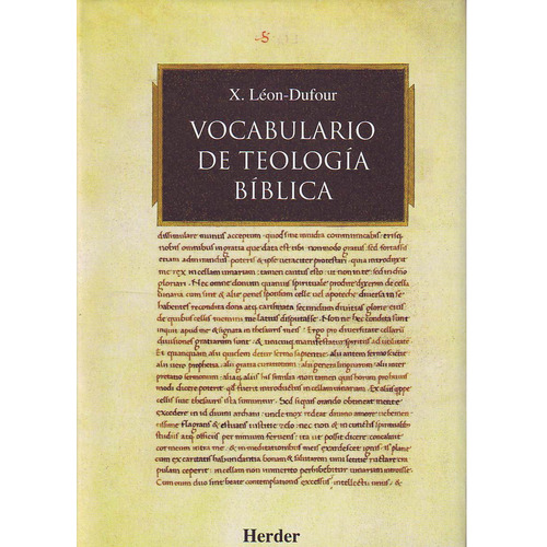 Vocabulario De Teología Bíblica. X. Léon -dufour