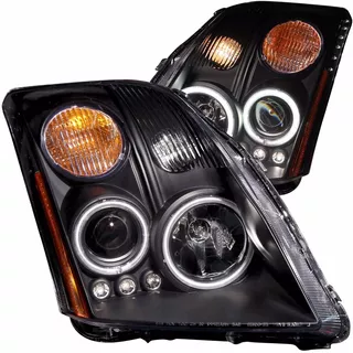 Faros Lupa Detalles Led Nissan Sentra 2007 08 09 2010