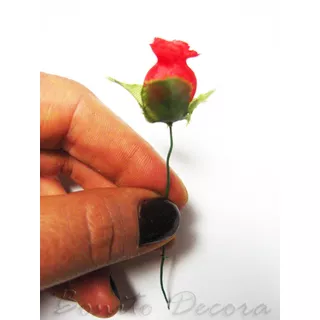 500 Mini Rosas Vermelhas - Artificiais Flores Rosinhas Rosas
