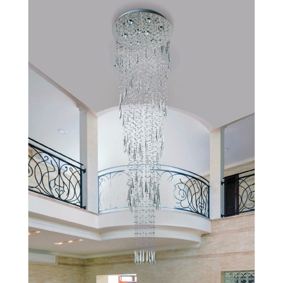 Lampara Colgante Frozen Caireles Con 8 Luces Led De Regalo