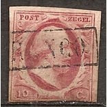 Holanda Nederland Año 1852 Catálogo Marca ++u$55 Yv 2 