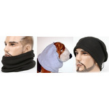 Bufanda Cuello Coipa Pasamontaña Balaclava Mascara Deportes  Frio Calientita Esquiar Unisex  Negro