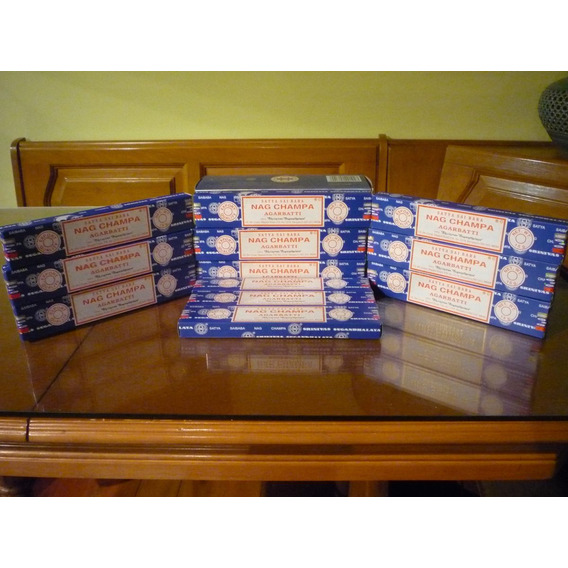 Sahumerios Nag Champa Sai Baba Importado Mayor 1 Pack = 12 C