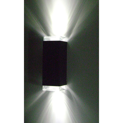 Difusor Bidireccional Exterior Con 2 Lamparas Gu10 Led 