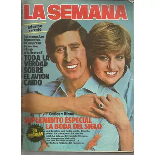 La Semana / Nª 248 / Año 1981 / Tapa Carlos Y Diana /