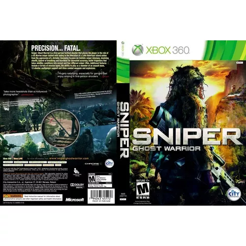 Sniper: Ghost Warrior - Xbox 360 (Usado) - Whale ltda