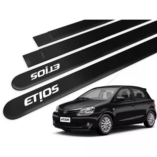 Friso Lateral Toyota Etios Hatch E Sedan Preto Rock