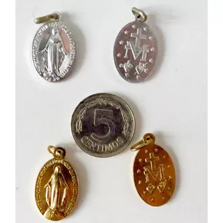 Original Medalla De La Virgen Milagrosa De Paris 2 Medallas