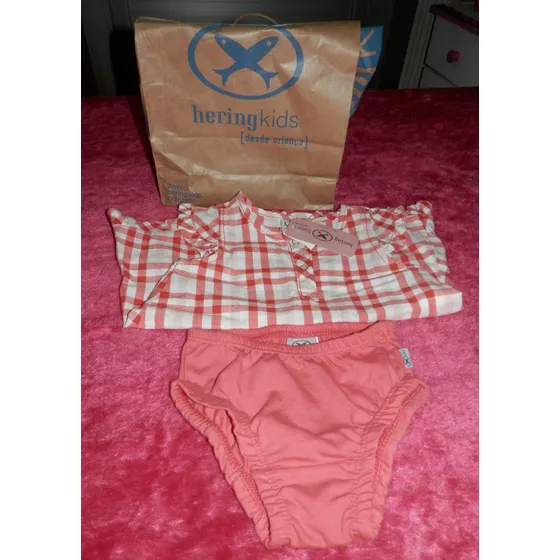 Conjunto Hering Vestido Con Bombacha-ropa Beba 9-12 Meses
