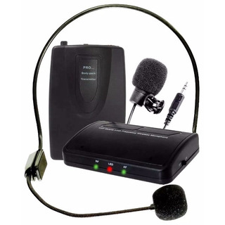 Microfone Lapela Transmissor Vhf Sem Fio Kit Completo Microfone Lapela Transmissor Vhf Sem Fio Kit Completo